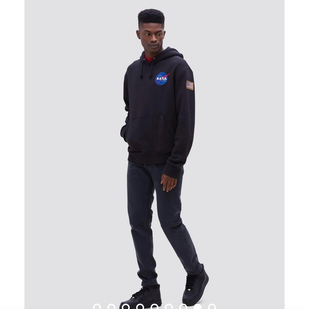 ALPHA INDUSTRIES NASA SPACE SHUTTLE HOODIE - Picture 8 of 12